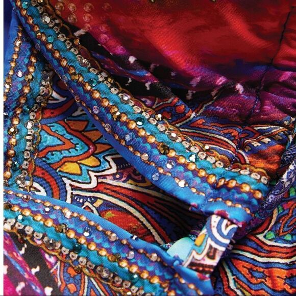 NWT CAMILLA Franks Crystal Beads Bikini Ball Psychedelica 2-Piece Swarov… - Picture 8 of 12